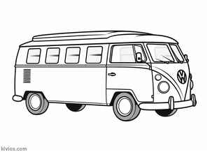 VW Bus Coloring Page #72021004
