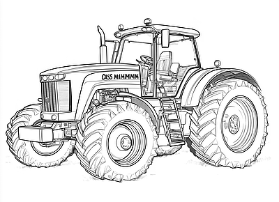 Farm Equipment Coloring Pages - Kivios