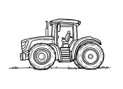 Farm Equipment Coloring Pages - Kivios