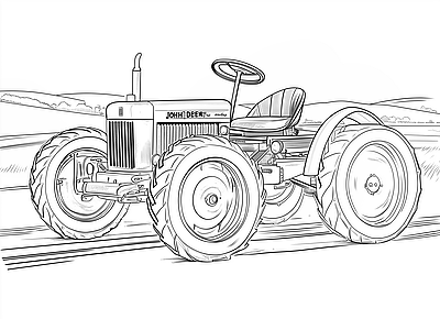 Farm Equipment Coloring Pages - Kivios