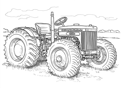Farm Equipment Coloring Pages