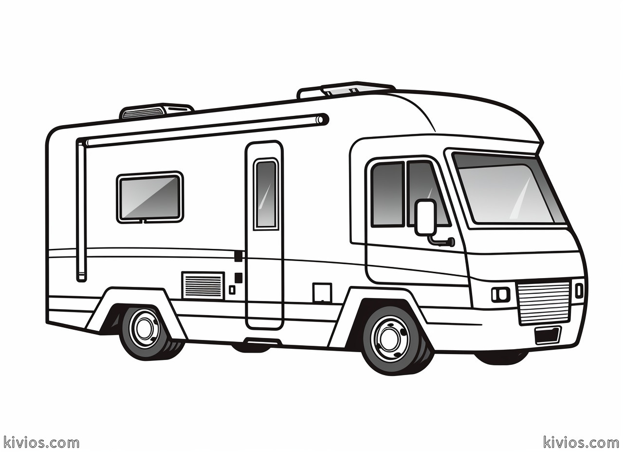 RV Coloring Pages - Kivios