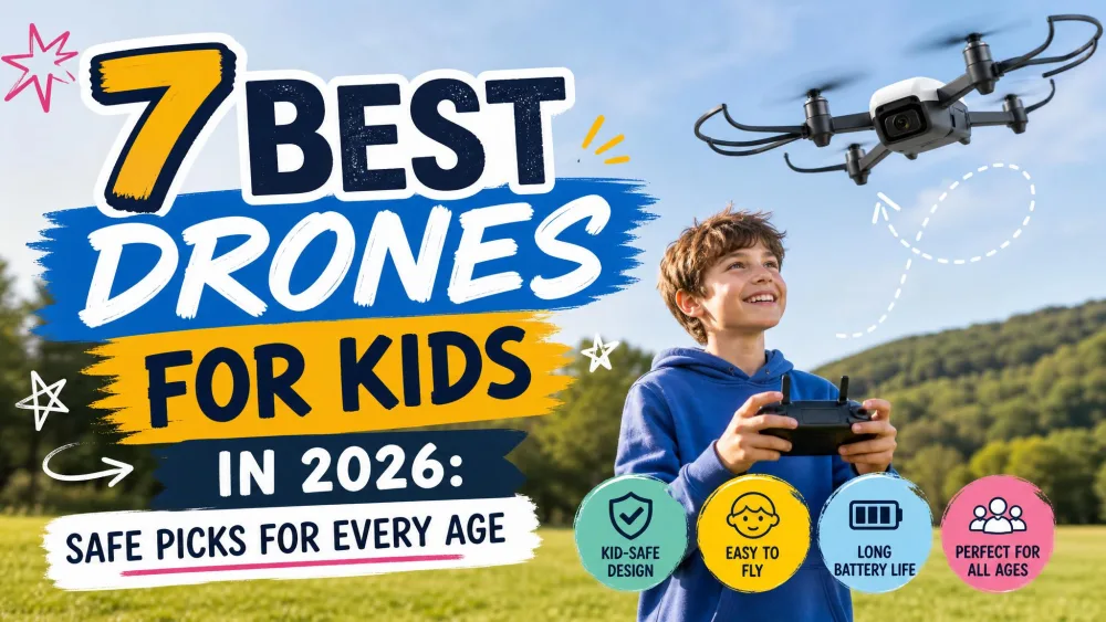 7 Best Drones for Kids in 2026: Safe Picks for Every Age