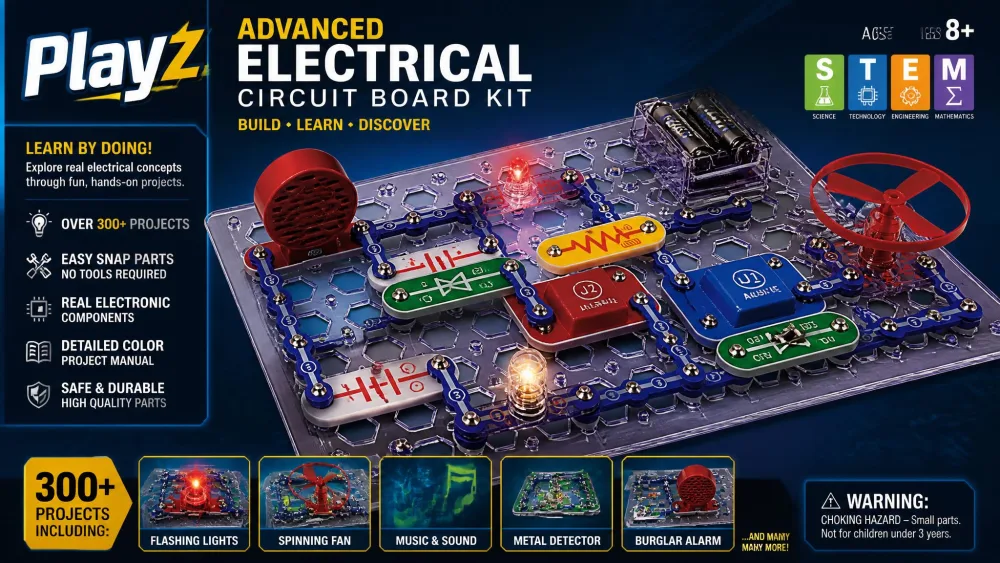 Playz Advanced Electrical Circuit Board Kit