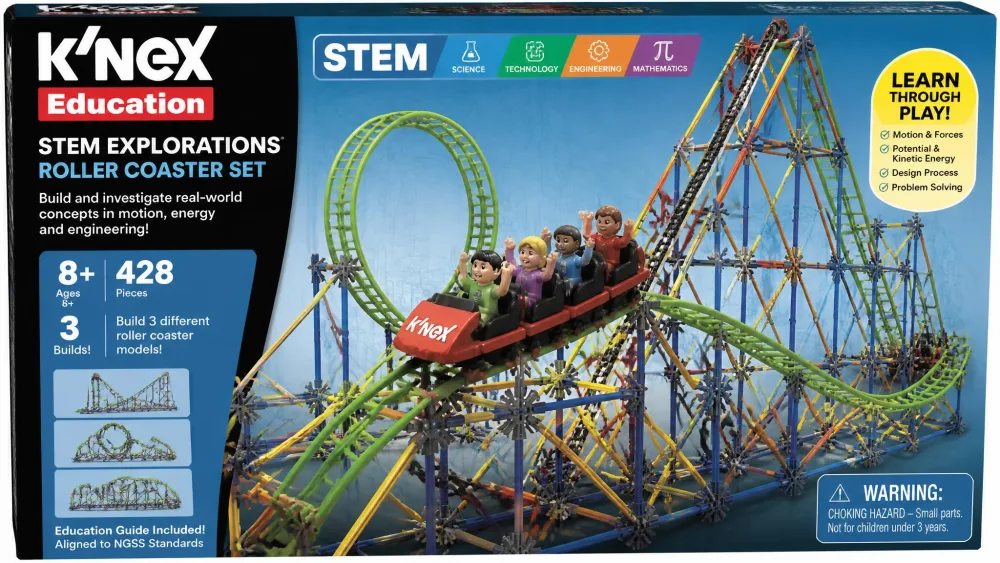 K'NEX Education STEM Explorations Roller Coaster Set