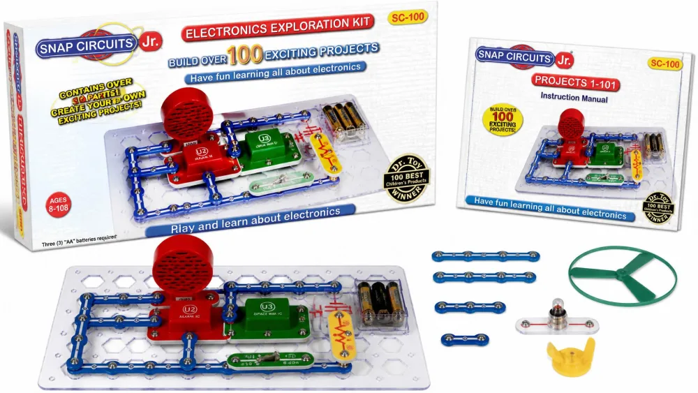 Snap Circuits Jr. SC-100 Electronics Exploration Kit