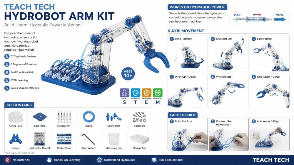 Teach Tech Hydrobot Arm Kit
