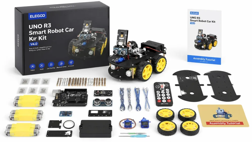 ELEGOO UNO R3 Smart Robot Car Kit V4