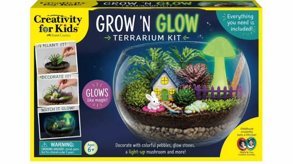 Creativity for Kids Grow 'N Glow Terrarium Kit