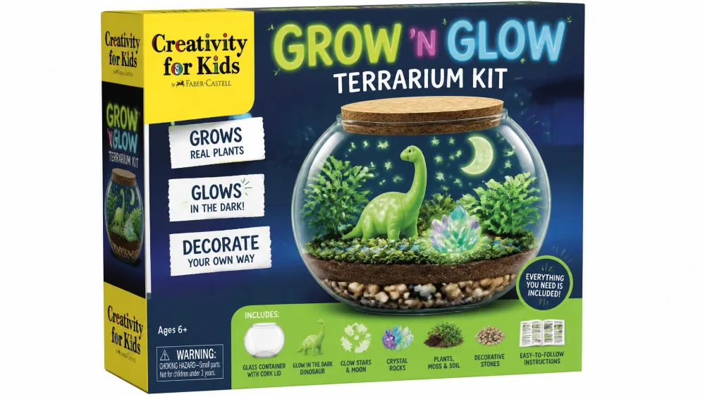 Creativity for Kids Grow 'N Glow Terrarium Kit