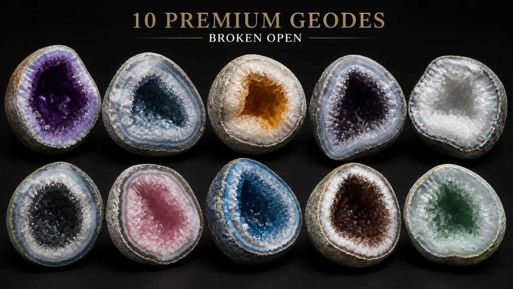 National Geographic Break Open 10 Premium Geodes