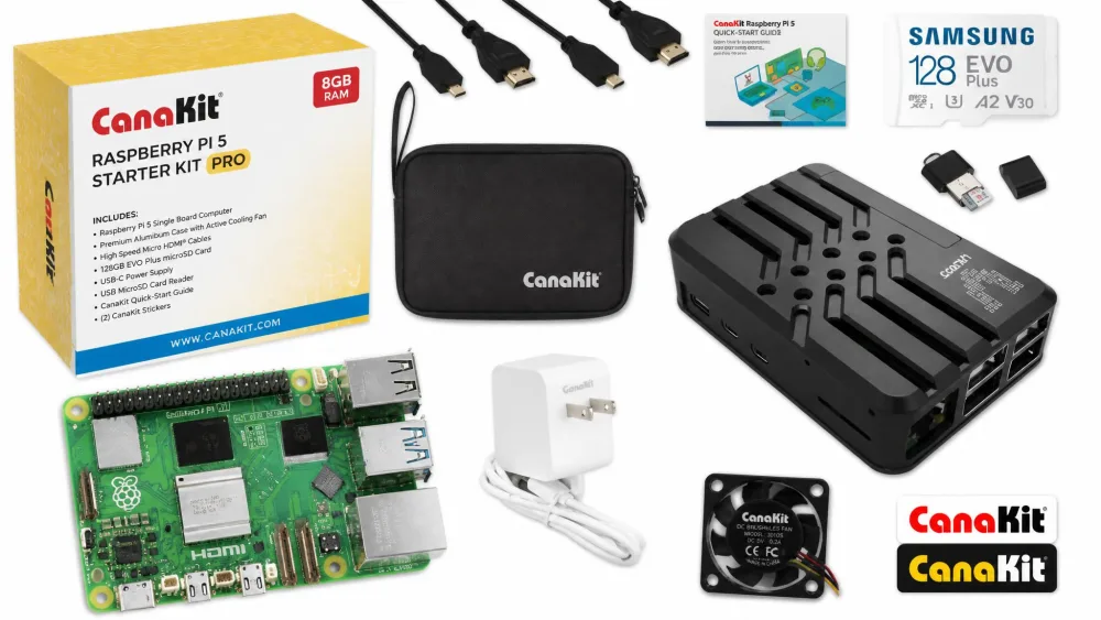 CanaKit Raspberry Pi 5 Starter Kit PRO
