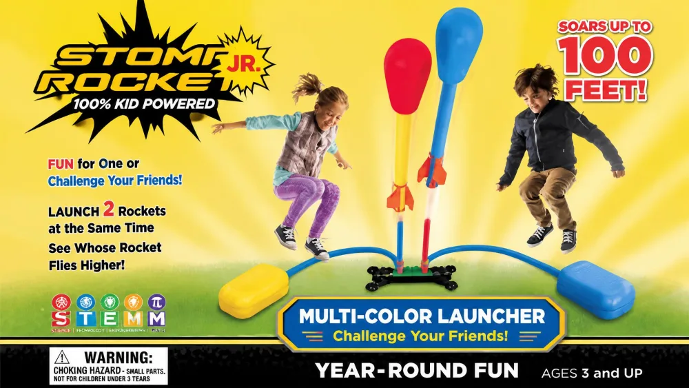 Stomp Rocket Jr Multi-Color Launcher