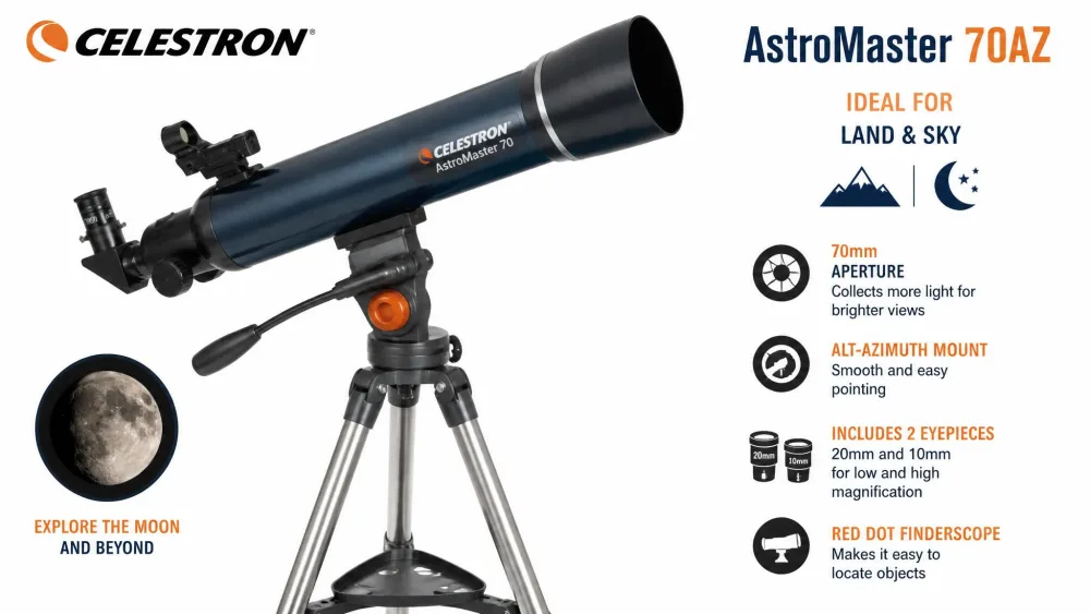 Celestron AstroMaster 70AZ
