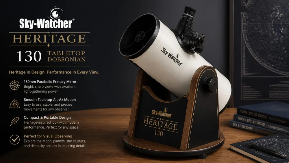 Sky-Watcher Heritage 130 Tabletop Dobsonian
