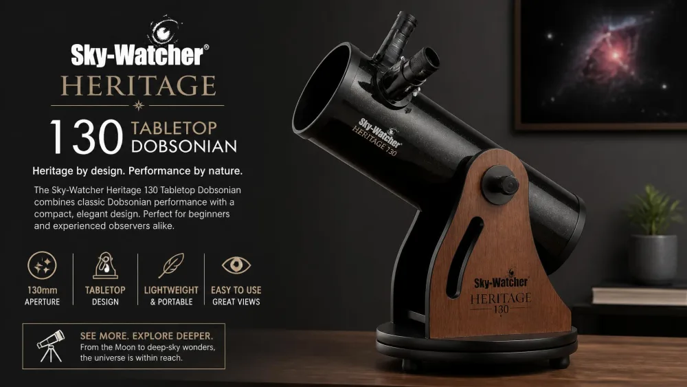 Sky-Watcher Heritage 130 Tabletop Dobsonian