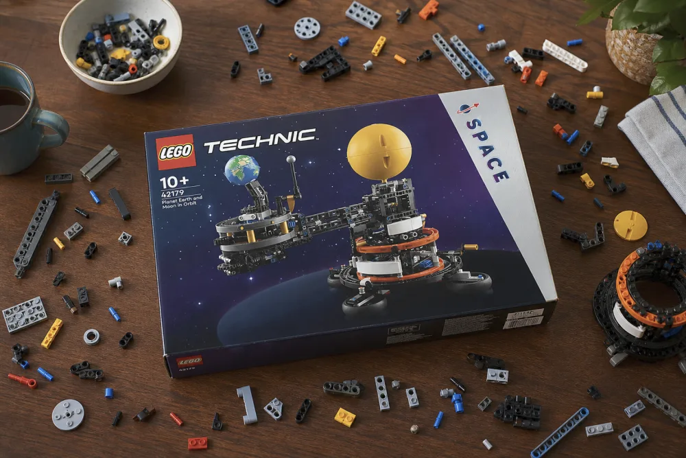 LEGO Technic 42179 Planet Earth and Moon in Orbit